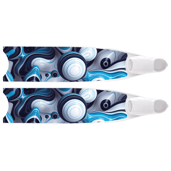 Search results for: 'Fins: Leaderfins Silver Mirror Pure Carbon Fins with  white ribs and white Forza foot pockets' : Leaderfins